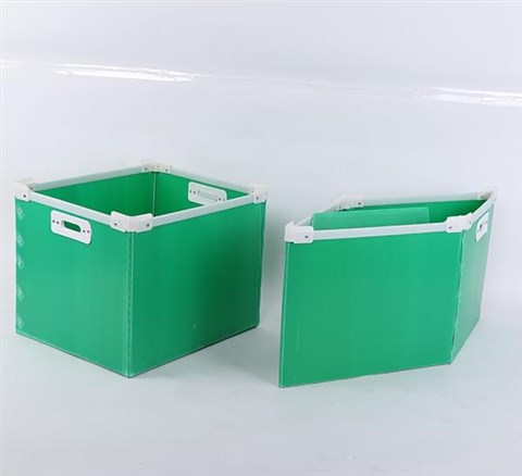 折叠骨架中空板周转箱