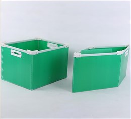 折叠骨架中空板周转箱