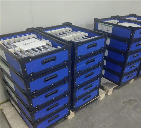 电池片划片承载中空板周转箱