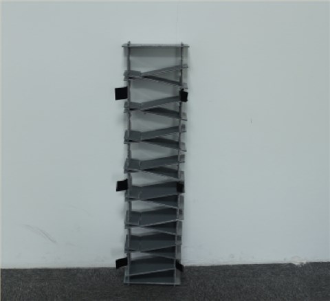 覆绒布可折叠刀卡