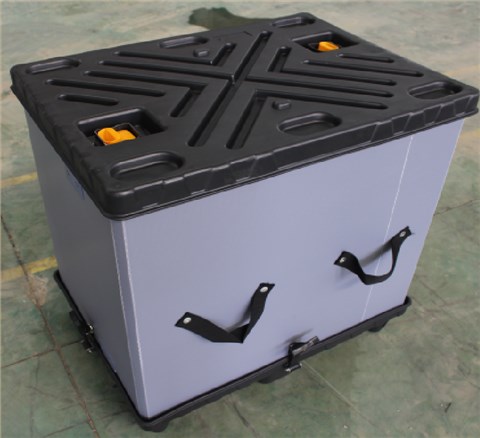 带卡扣围板箱 有锁扣