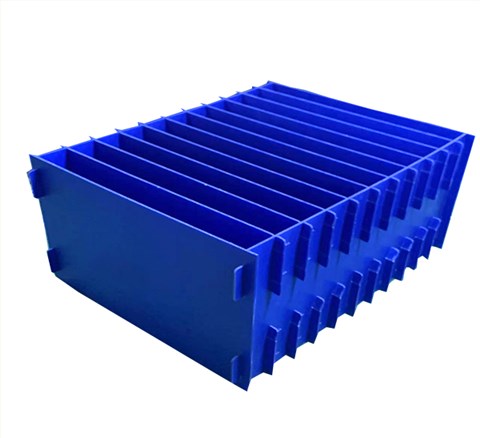 蓝色中空板连体刀卡