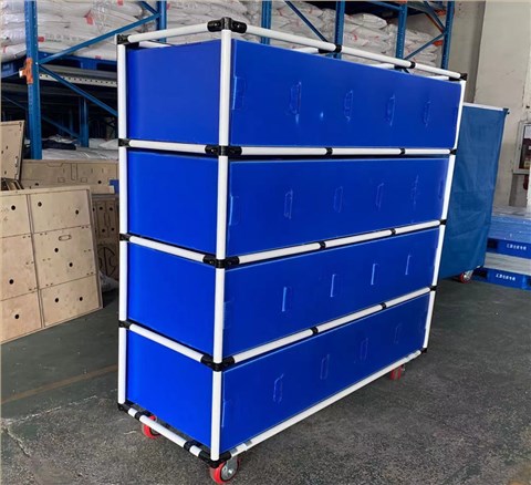 中空板周转车 隔板可定制