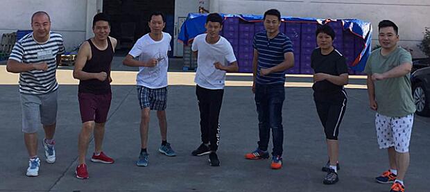 汇源塑胶赛跑活动