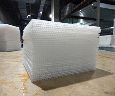 蓝色塑料胶箱状中空板箱有哪些特点?-汇源塑胶